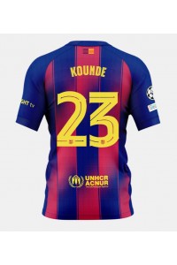 Fotbalové Dres Barcelona Jules Kounde #23 Domácí Oblečení 2025-26 Krátký Rukáv
